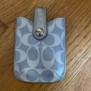NWT Coach Electronic case 2.25”x4.25”vintage